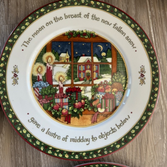 A Christmas Story Portmeirion Dinner plates - 4pc - Picture 5 of 7